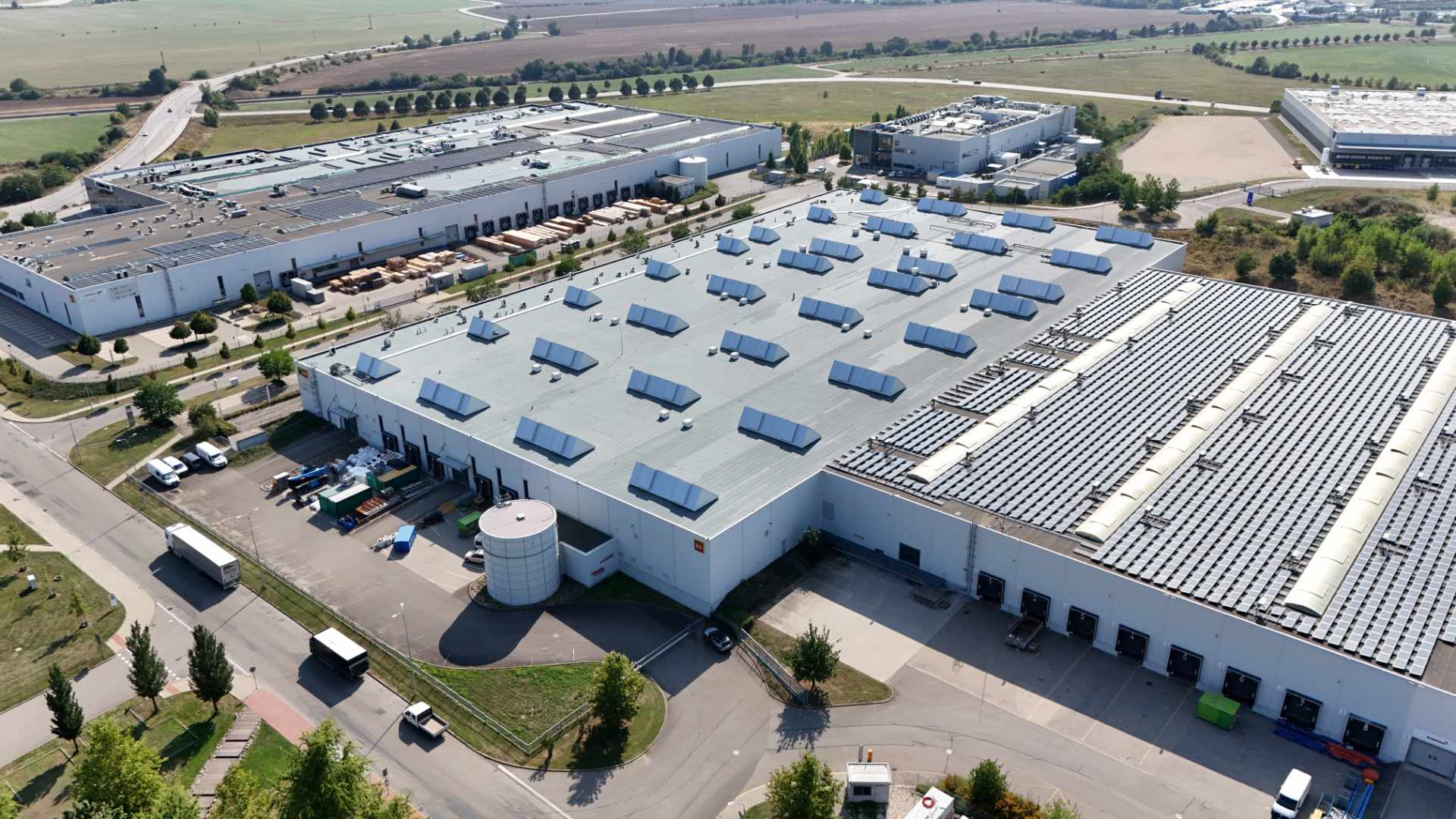 Hydroizolace průmyslové střechy v Brně