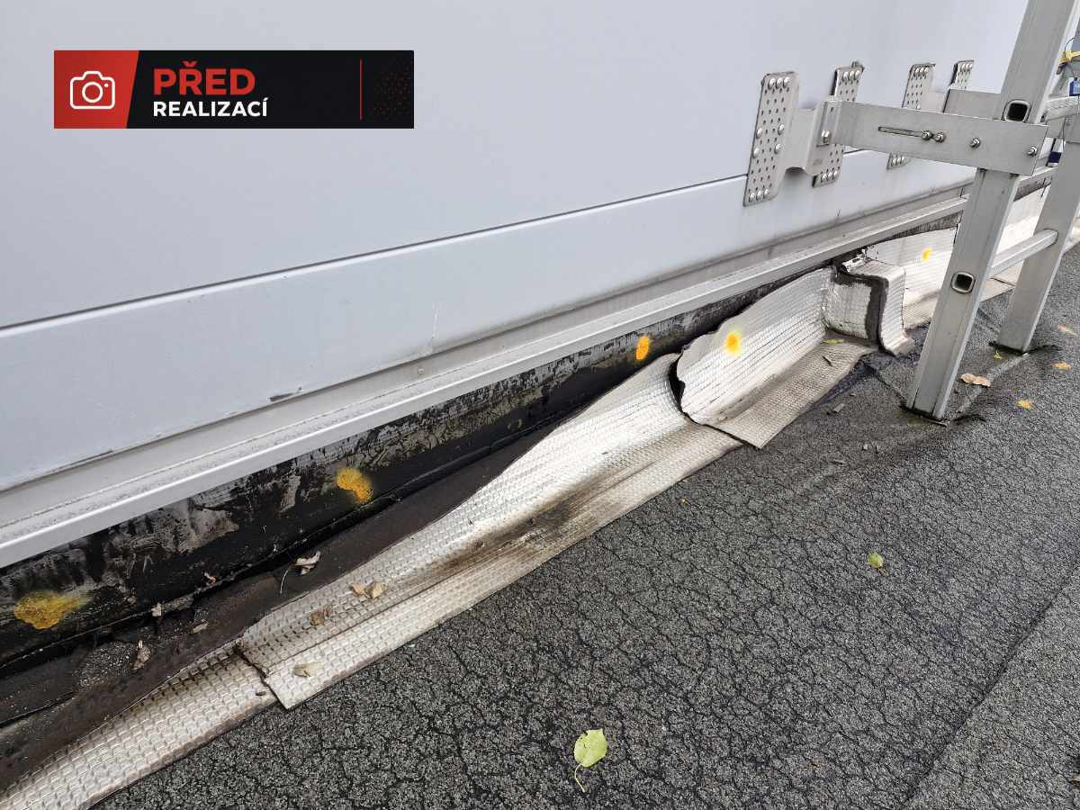 Oprava detailu po kontole střechy